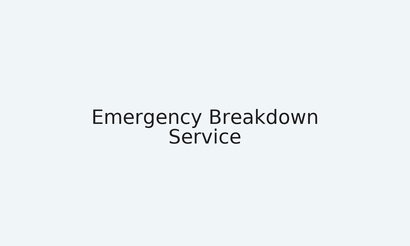 Emergency breakdown mobile mechanic